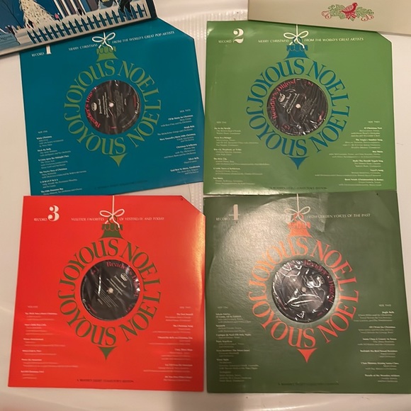 Joyous Noel 38 artists collectors edition 4 LP vinyl record albums Christmas - Picture 14 of 15
